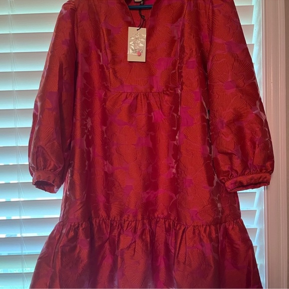 Tuckernuck Red Fil Coupe Palmerston Dress NWT PRICE FIRM - Picture 3 of 4